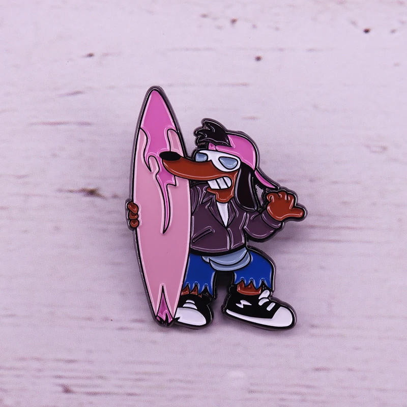 Мультяшная Собака брошь заколка 90 х ностальгия Забавный подарок|Броши| |