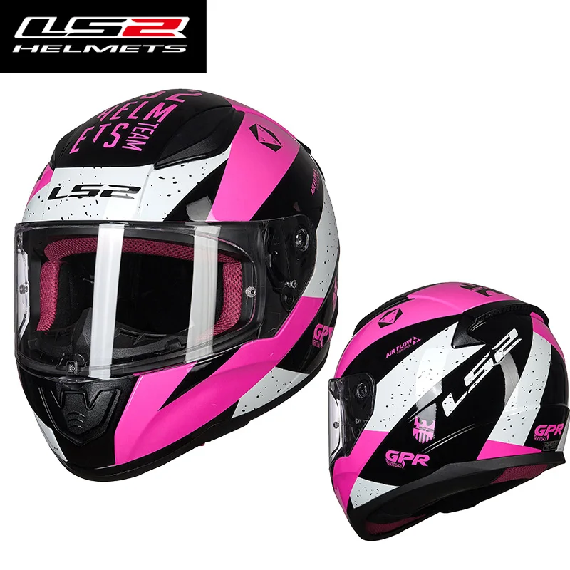 LS2 FF353 full face motorcycle helmet ABS reinforced shell KIDS HELMET XS man woman racing motorbike helmet ECE approval