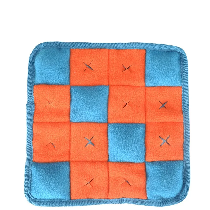 

Pet Dog Toy Bite Resistant Sound Puzzle Jigsaw Grain Double-sided Flannel Machine Washable Suction Pad Pet Supplies Squeak Toys
