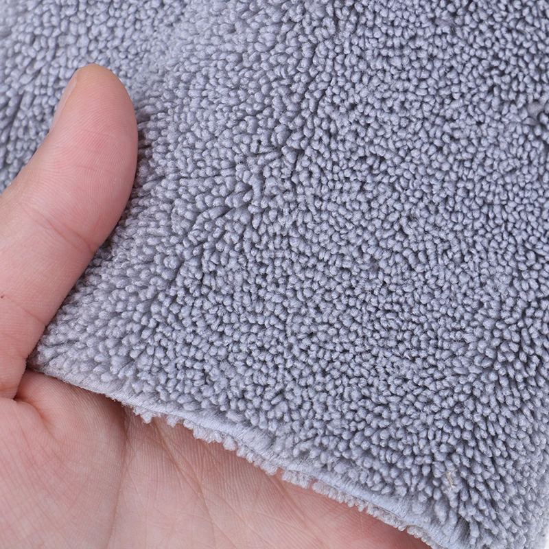 

Gray Improved Straight Edgeless Cloth No Scratch For Coating, Waxing, Detailing 300GSM Microfiber Towels 40X40CM