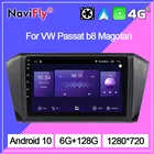 NaviFly Android многофункциональная автомобильная интеллектуальная система для Volkswagen Passat b8 Magotan 2015- IPS 6 ГБ 128 ГБ 1280*720 Carplay DSP 4G