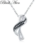 Женское ожерелье с подвеской Black Awn, модное романтическое поступление из стерлингового серебра 925 пробы, ювелирные украшения для помолвки K053