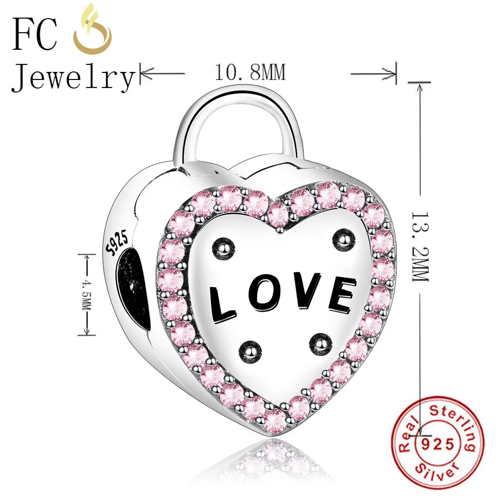 FC ювелирные изделия Fit брендовые шармы браслеты 925 Стерлинговое Серебро Открытое