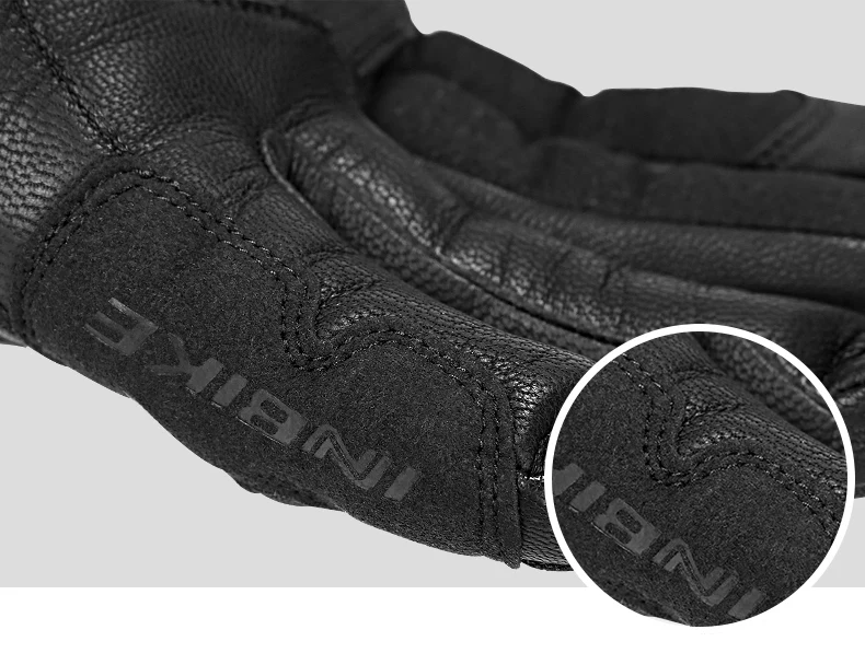 INBIKE Перчатки для мотоциклистов, зимние теплые перчатки, водонепроницаемые Перчатки для мотоциклистов, TPR Pad, мужские перчатки для велоспорта, гоночного мотоцикла, велосипедные перчатки