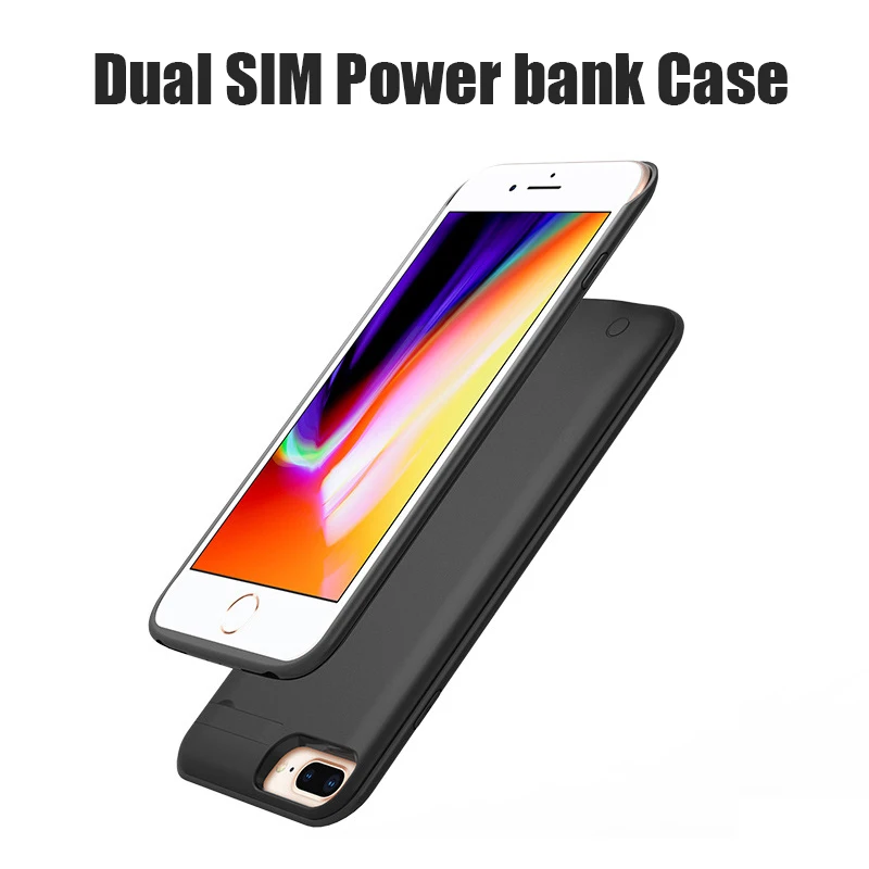 3000 Max две SIM карты Смарт часы Bluetooth Чехлы для iphone 6 6S плюс 8 7 Plus тонкий DSDS чехол 8P Две