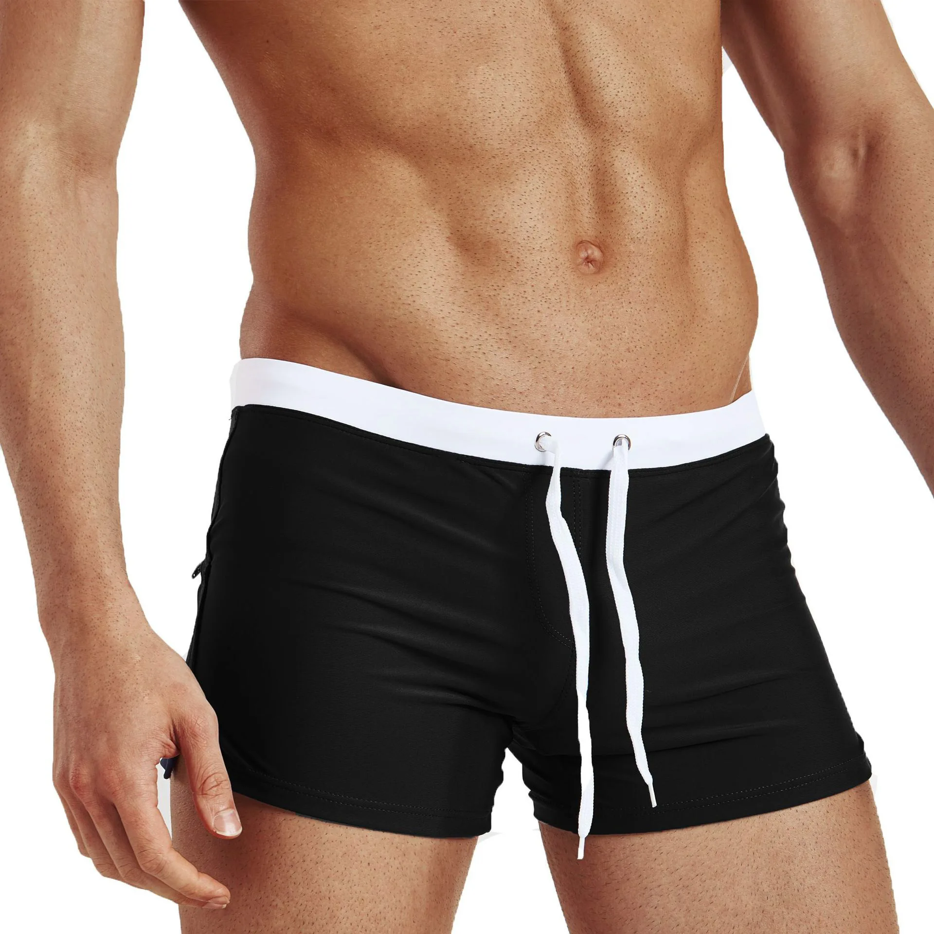 

Лидер продаж 2020, мужские плавки-боксеры, плавки для плавания, Мужские Пляжные штаны, четырехугольные шорты, плавки большого размера/30