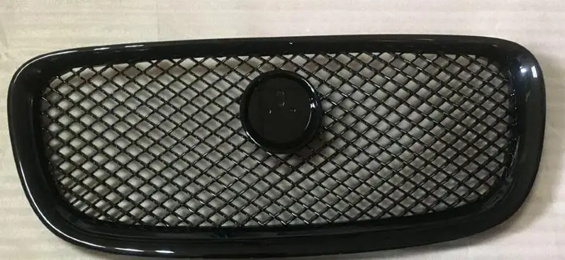High quality Car Carbon fiber Mesh Grille Trim Racing Grills Fits For Jaguar xf XF 2008 2009 2010 2012 2013 2014 2015 2016 2017 |