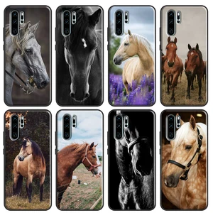 Horse Animal Case For Huawei P30 Pro P20 P40 Mate 10 20 Lite Nova 5T P Smart Z 2019 Honor 50 8X 9X 1