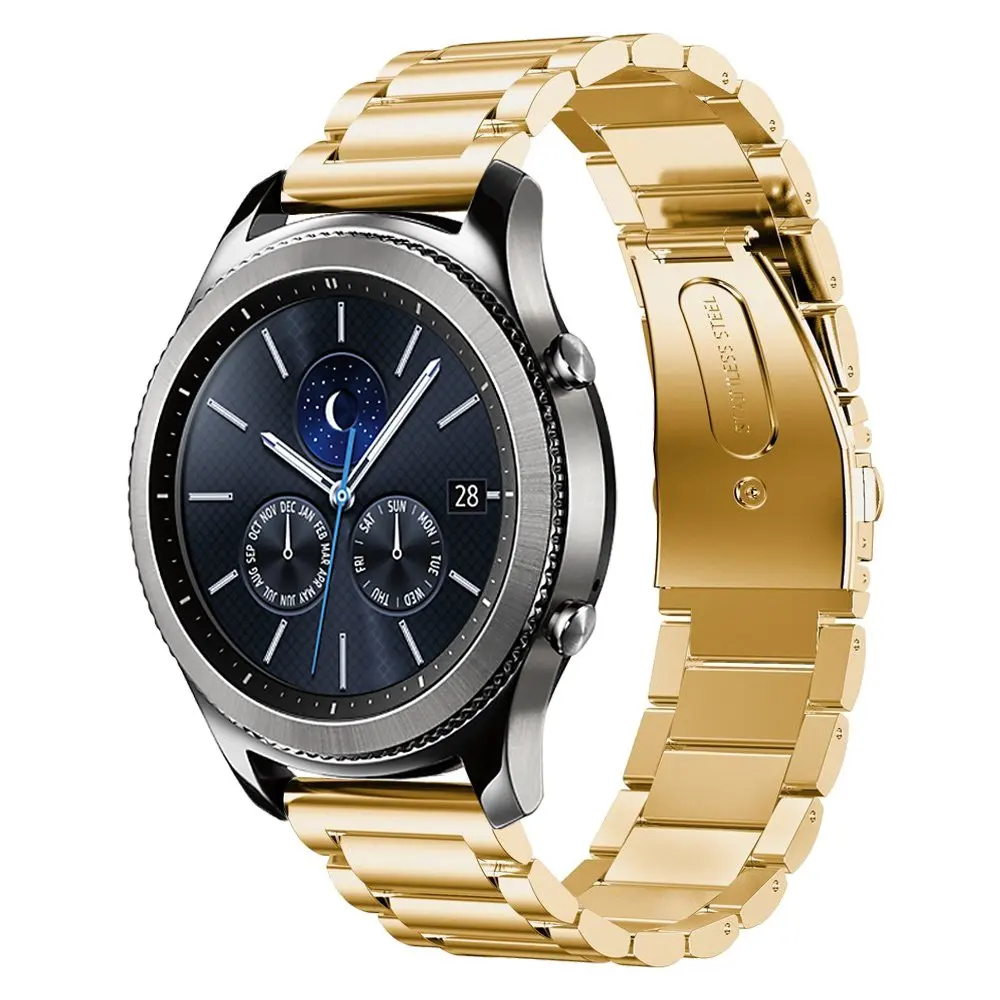 22 мм для samsung gear S3 Frontier Band Galaxy Watch 46 мм ремешок металлический браслет huawei Watch GT ремешок gear S3 Classic 2
