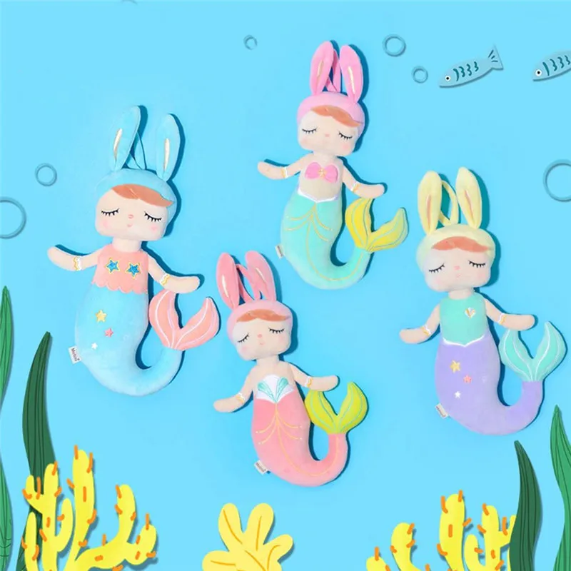 38 см FPGA toys Angela mermaid куклы с коробкой мечты девочка плюш Мягкий Кролик подарок