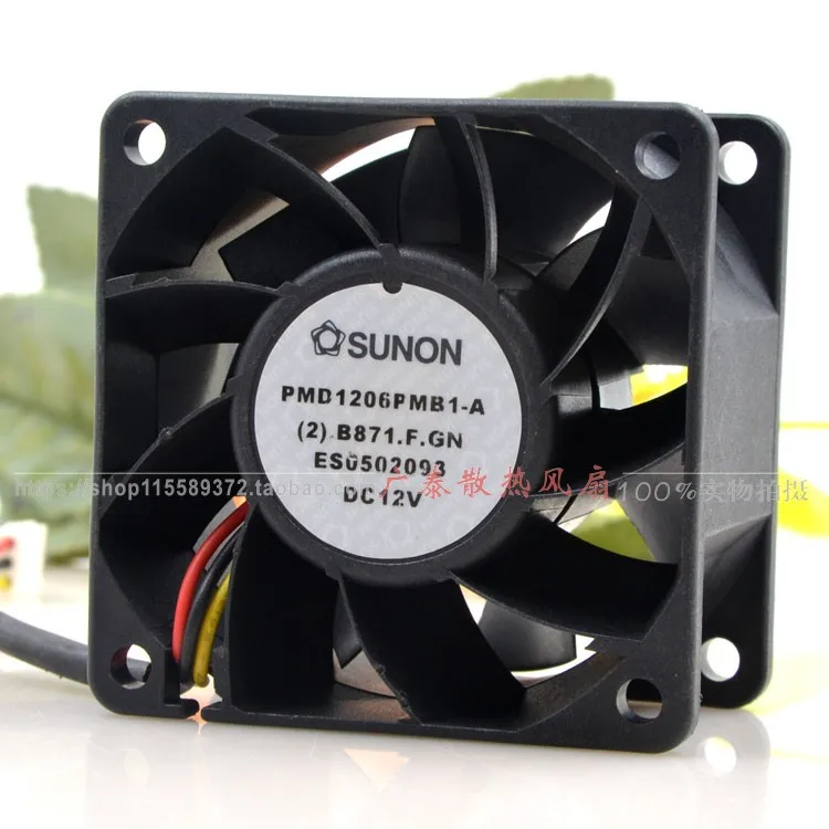 

Sunon PMD1206PMB1-a 6038 12V 6CM Max Airflow Rate Cooling Fan
