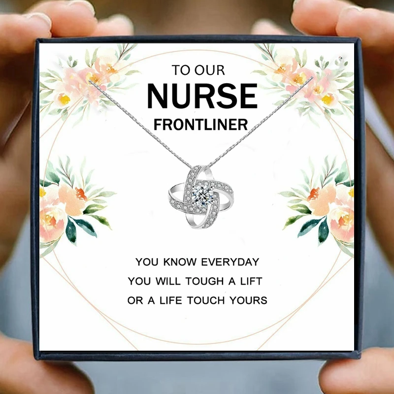 Ожерелье для медсестры Подарочные Подарки с ангелом модное ожерелье девушки