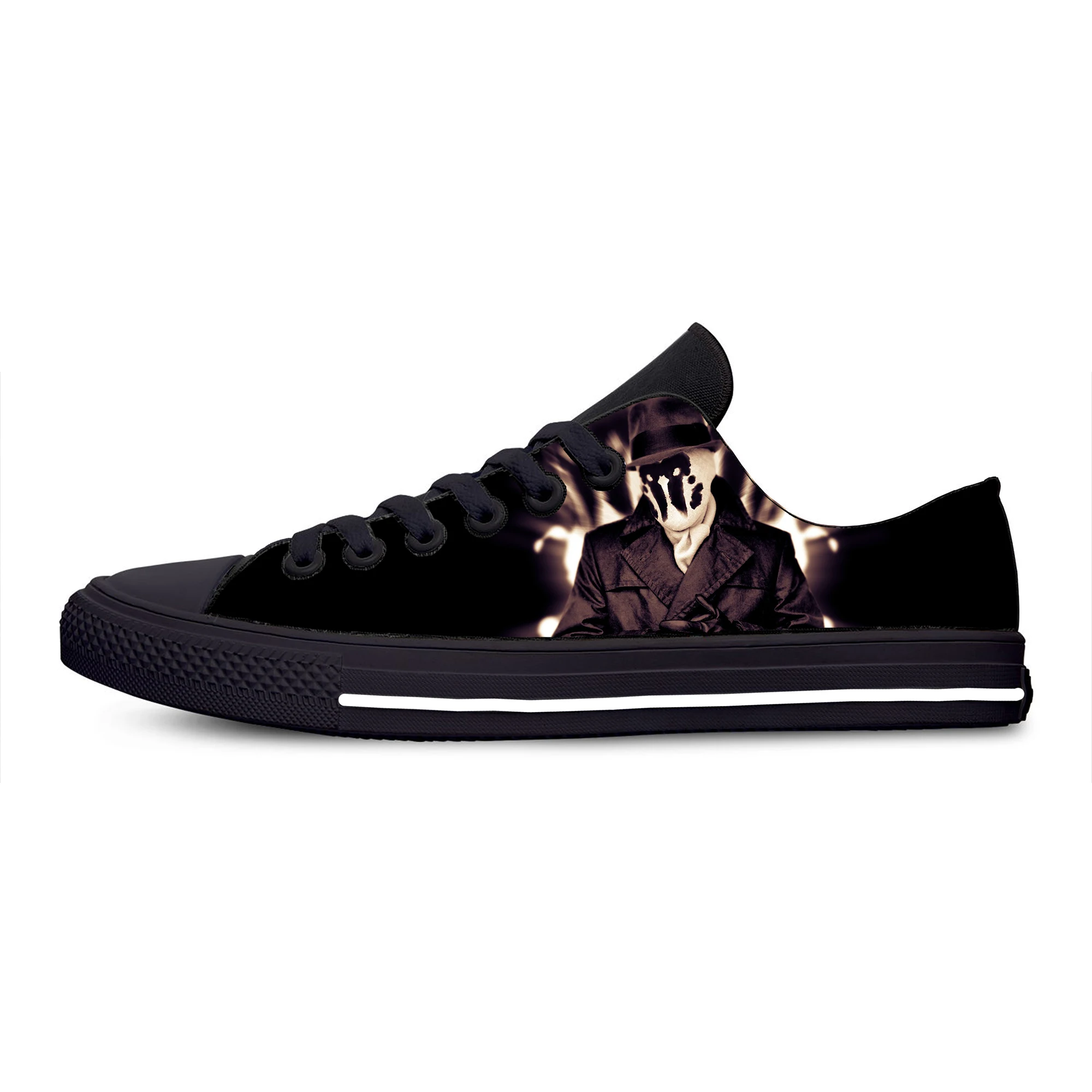 Watchmen Superhero Movie Hot Cool Fashion Casual Canvas Shoes Lace Up Breathable Lightweight Sneakers 3D Print For Men Women |