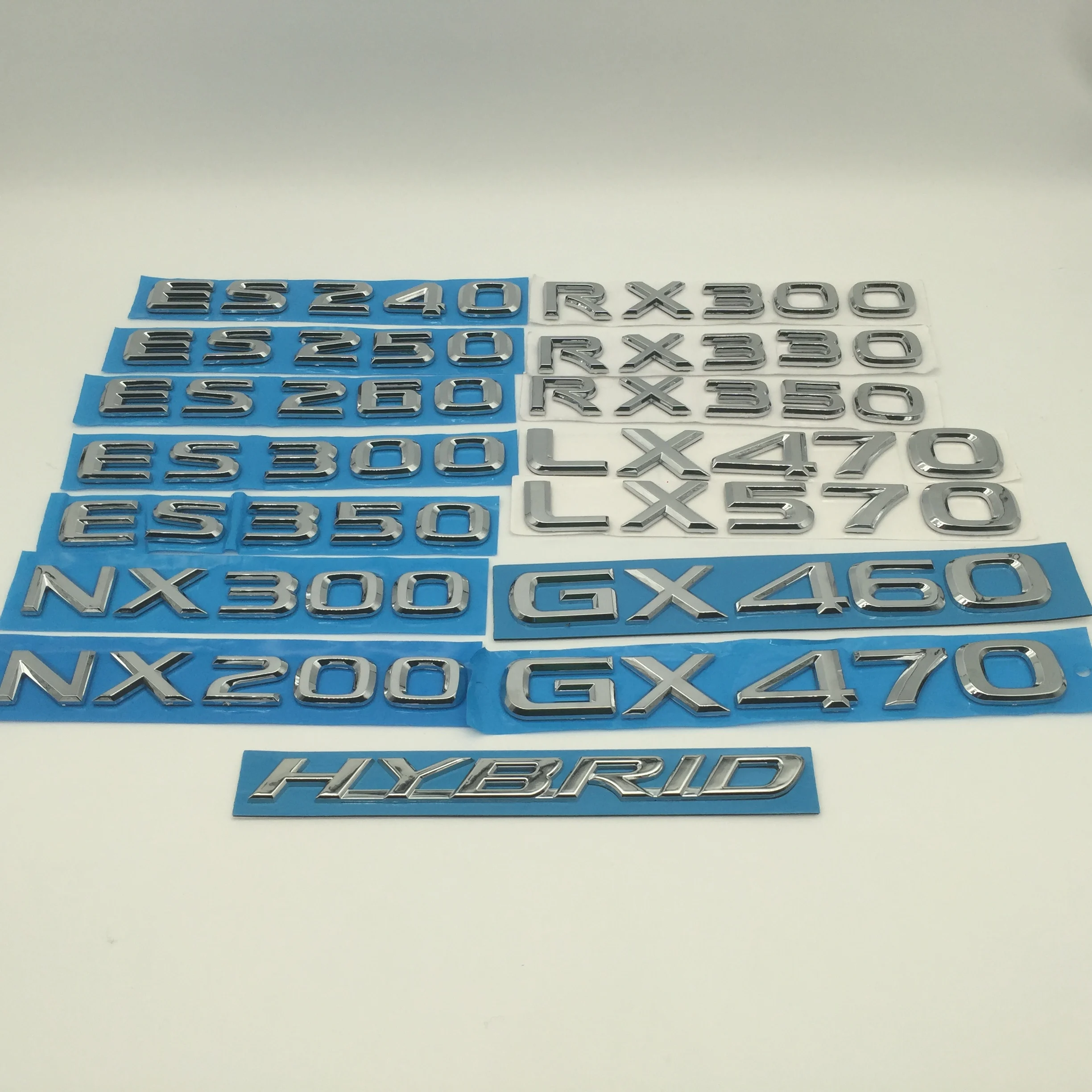 1 шт. ABS Гибридный RX300 RX330 RX350 ES200 ES240 ES260 ES300 ES350 Автомобильная буква задний хвост