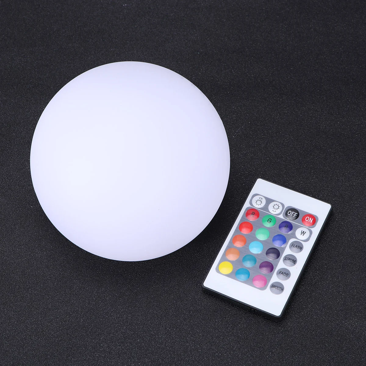 1 шт. 8 см креативная 16-цветная светодиодная светящаяся лампа двора