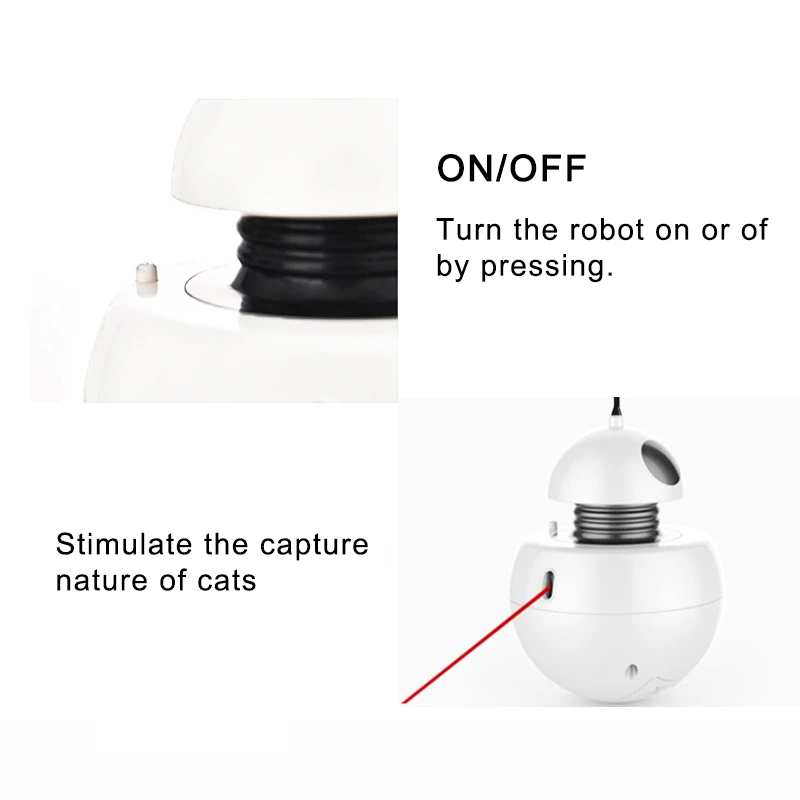 Автоматическая Лазерная игрушка для домашних животных 3 в 1 вращающаяся