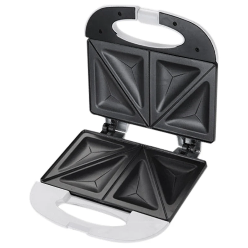 Домашний автоматический тостер с двойным обогревом 750 Вт для завтрака сэндвич