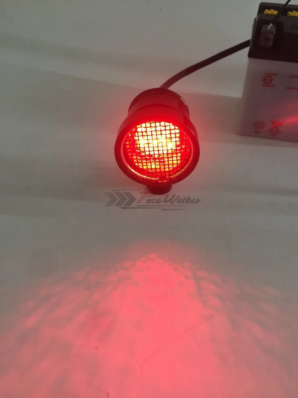 12V светодиодный пользовательские мотоцикла хвост светильник номерной знак светильник решетка сетки, для кафе, для гоночного Ретро стоп-сигнала