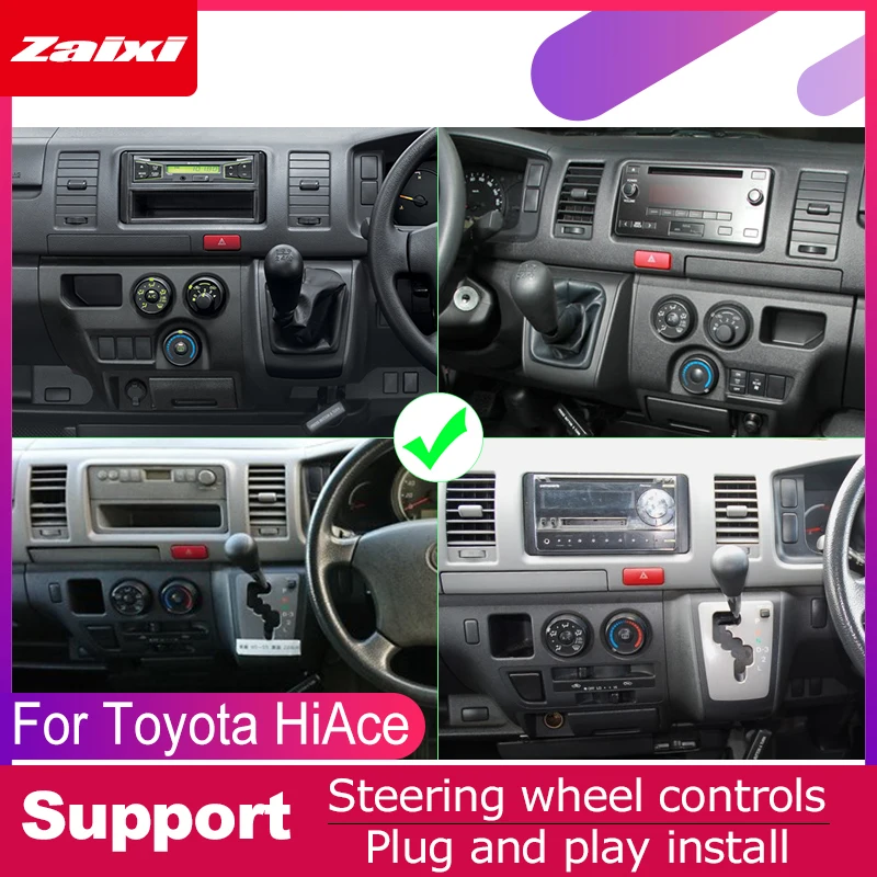 For Toyota RegiusAce HiAce Commuter 2004~2019 Accessories Car Android Multimedia Player GPS Navigation Radio Stereo Video System |