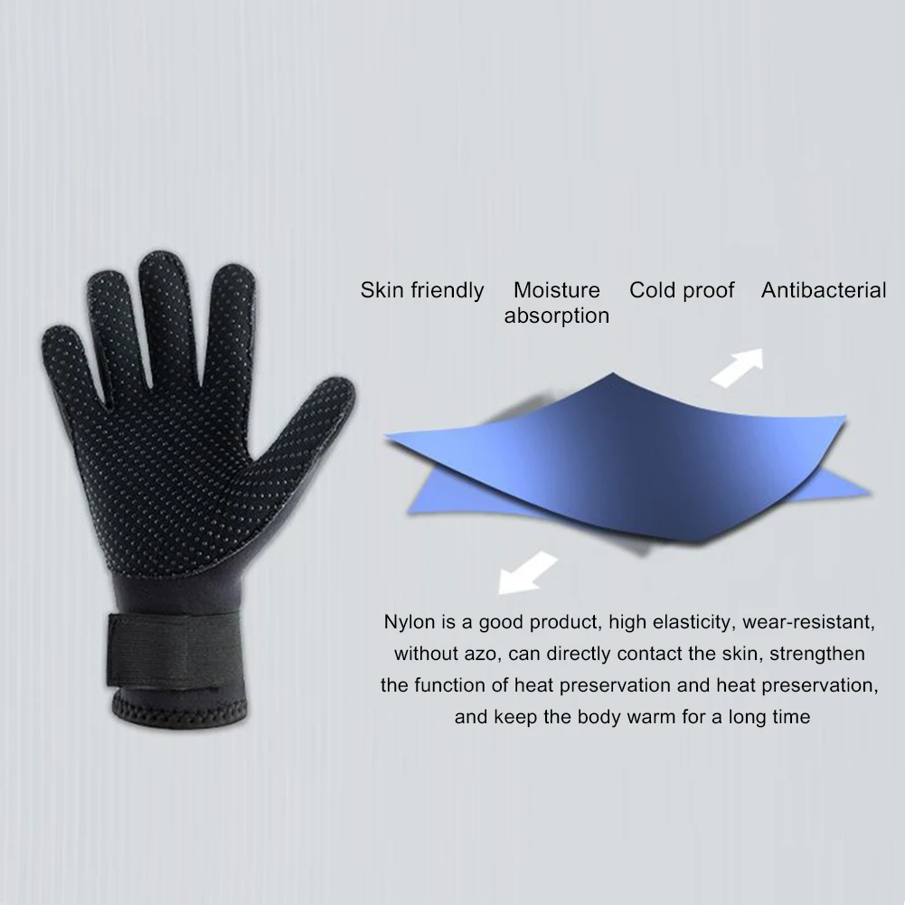 

3mm Men Women Diving Gloves Children Snorkeling Wearable Anti-slip Stab-resistant Gloves