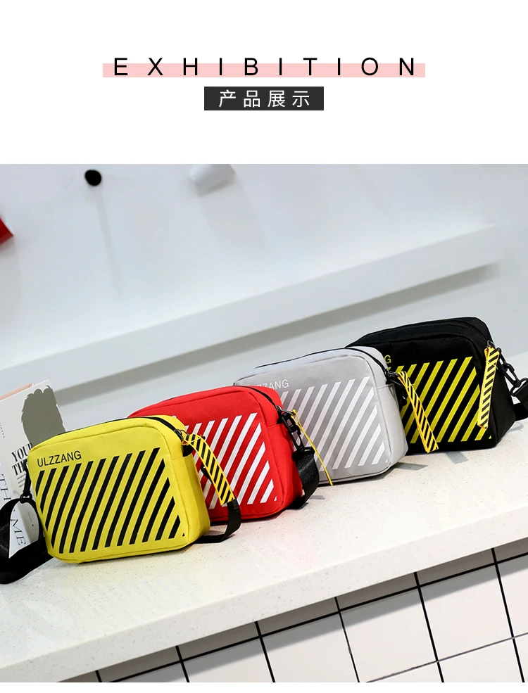 Harajuku Hong Kong стиль Студенческая уличная мода хип хоп Холщовая Сумка для танцев для девочек маленькая сумка через плечо