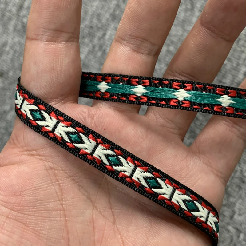 5 Ysrd 10MM-15MM Handmade Accessories DIY Polyester Woven Jacquard Ribbon With National Embroidery Trim | Дом и сад