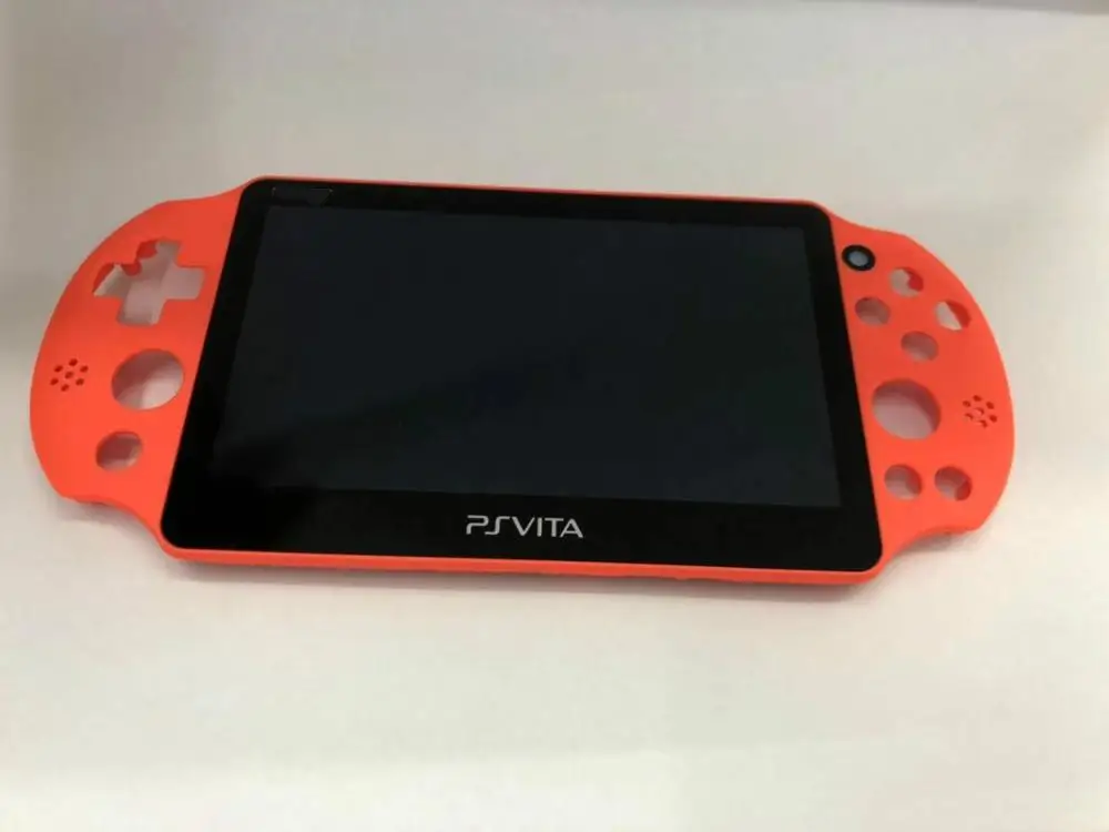 Сменный ЖК дисплей с сенсорным экраном оранжевого и красного цвета для psvita 2000 psv ps
