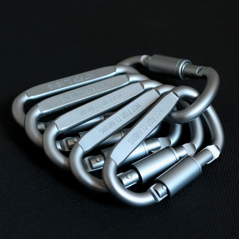 Уличные тактические материалы карабин авиационный алюминиевый сплав D Тип QuickDraw