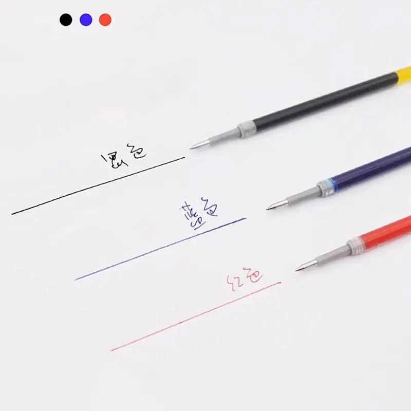

20pcs Neutral Ink Gel Pen Refill Black Blue Red 0.5mm Bullet School Stationery