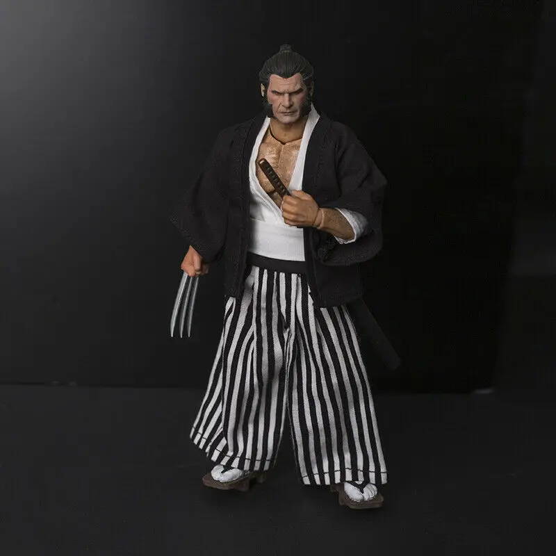 Модель экшн-фигурки самурая солдат рубашка штаны для тела 6 дюймов | Игрушки и