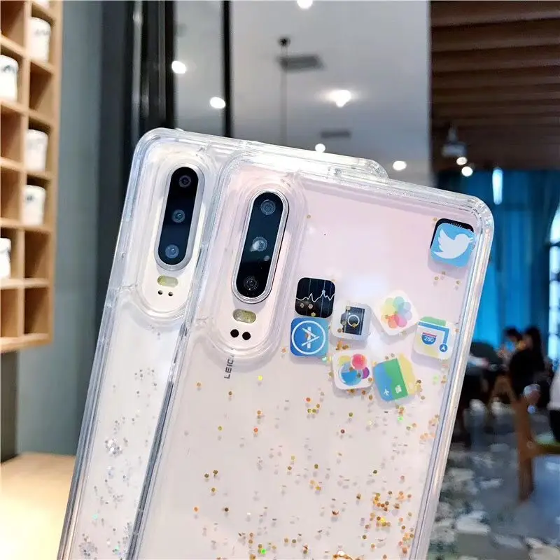 Чехол для телефона Huawei P20 Pro блестящий чехол с изображением зыбучего песка honor View 20