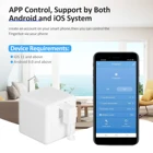 KKmoon умный мини-пульт дистанционного управления с Wi-Fi для iOS Android беспроводное приложение Голосовое управление таймером совместим с Alexa Google Home