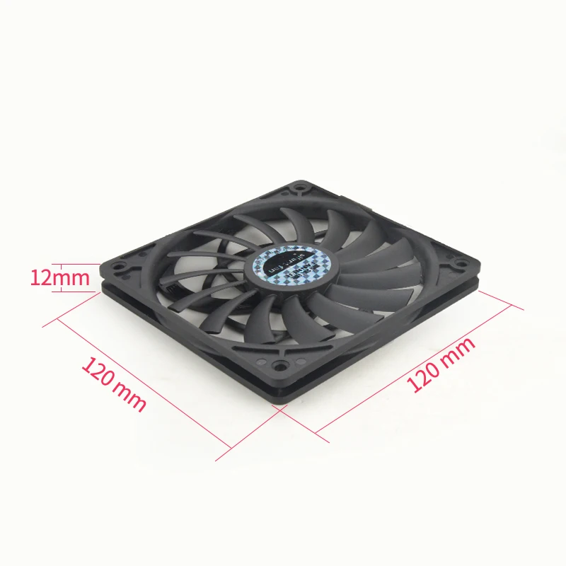 

Ultra-thin 12mm Fan Water Cooling Computer Cooling Itx Small Chassis Dedicated PWM Four-pin Temperature Control