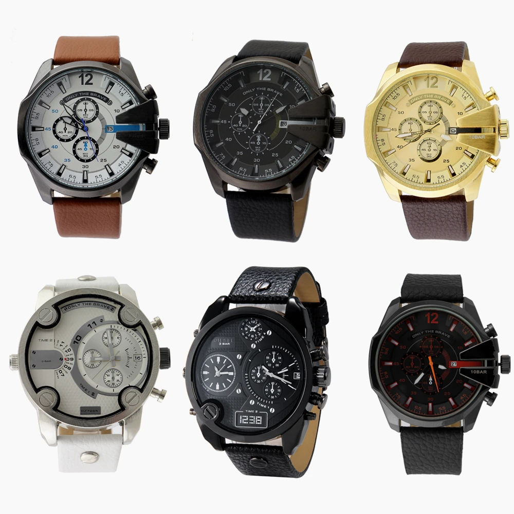 Relogio лучший бренд Для мужчин нержавеющая сталь спортивные часы для DZ армии