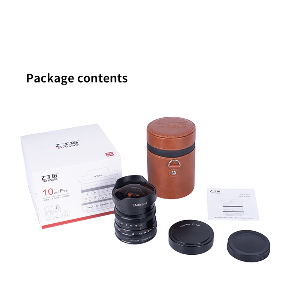 7artisans 10mm F2.8 Full Frame Ultra wide angle fisheye Lens for Sony E /Canon RF /NikonZ /Sigma Panasonic Leica L Mount Cameras |