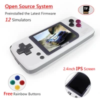 video game console pocketgo portable handheld retro game players progress saveload microsd card external colorful screen