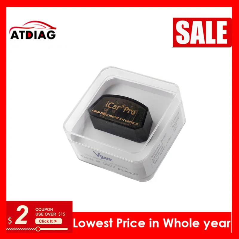 Vgate iCar Pro Bluetooth 4,0/wifi obd OBD2 сканер для Android/IOS Автомобильный сканер кода ELM327 V2.1 iCar Pro Bluetooth/wifi сканер