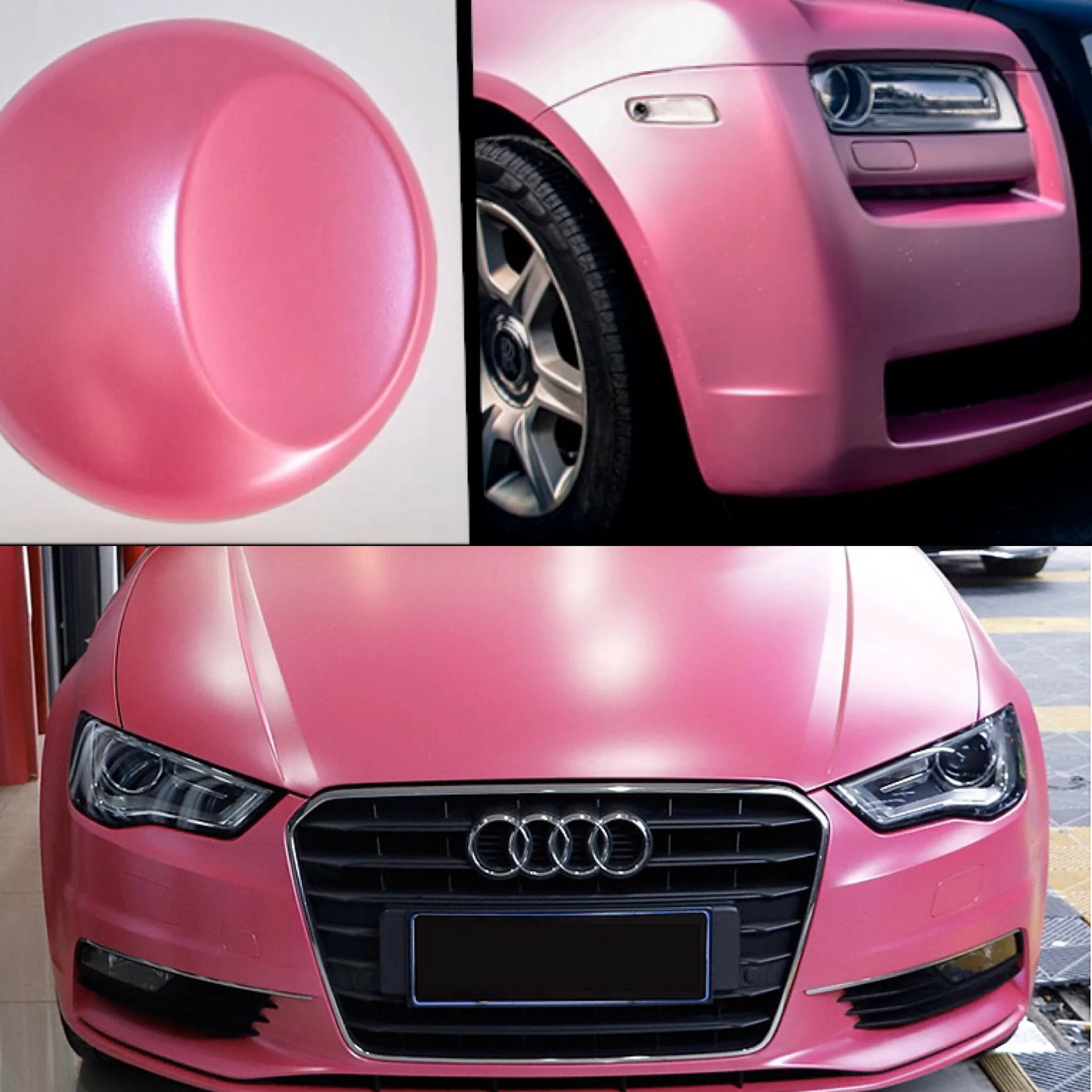 

600cm*30cm Glossy Vinyl Car Wrap Sheet Roll Film Pink Glitter Car Stickers Decals for Motorcycle Auto Car Styling Automobile