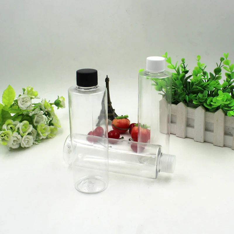 

10pcs/lot 200ml screw cap PET plastic bottle cosmetic empty bottle trial bottle toner lotion