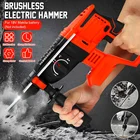 Ударная дрель, 21 в, ручная электрическая ударная отвертка, набор для ударной дрели по бетону, электроинструмент для аккумулятора Makita