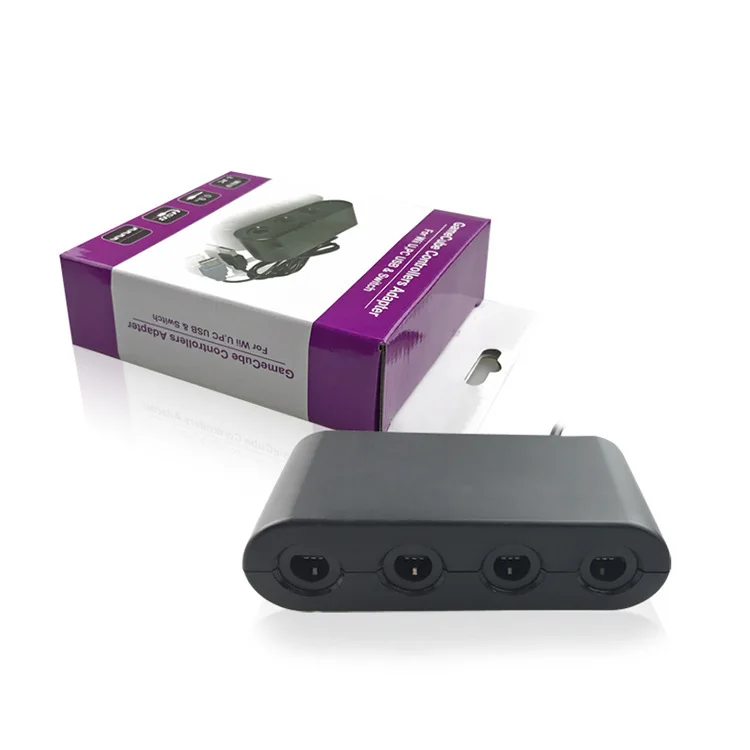 4 порта для контроллера GameCube адаптер nintendo Switch Wii & U PC USB SH C3S0 U6O2 C8Q1 порты Sup эмулятора