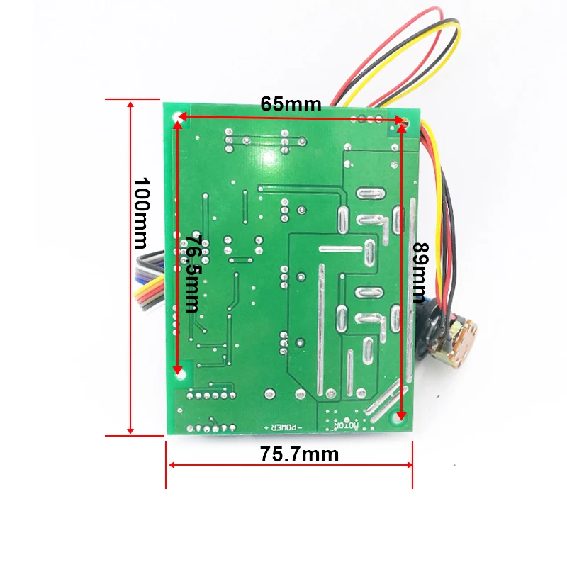 

Free Shipping PWM DC Motor Speed Controller40A 12V 24V 36V 0 -100% Adjustable Drive Module Two-way forward rotation reverse