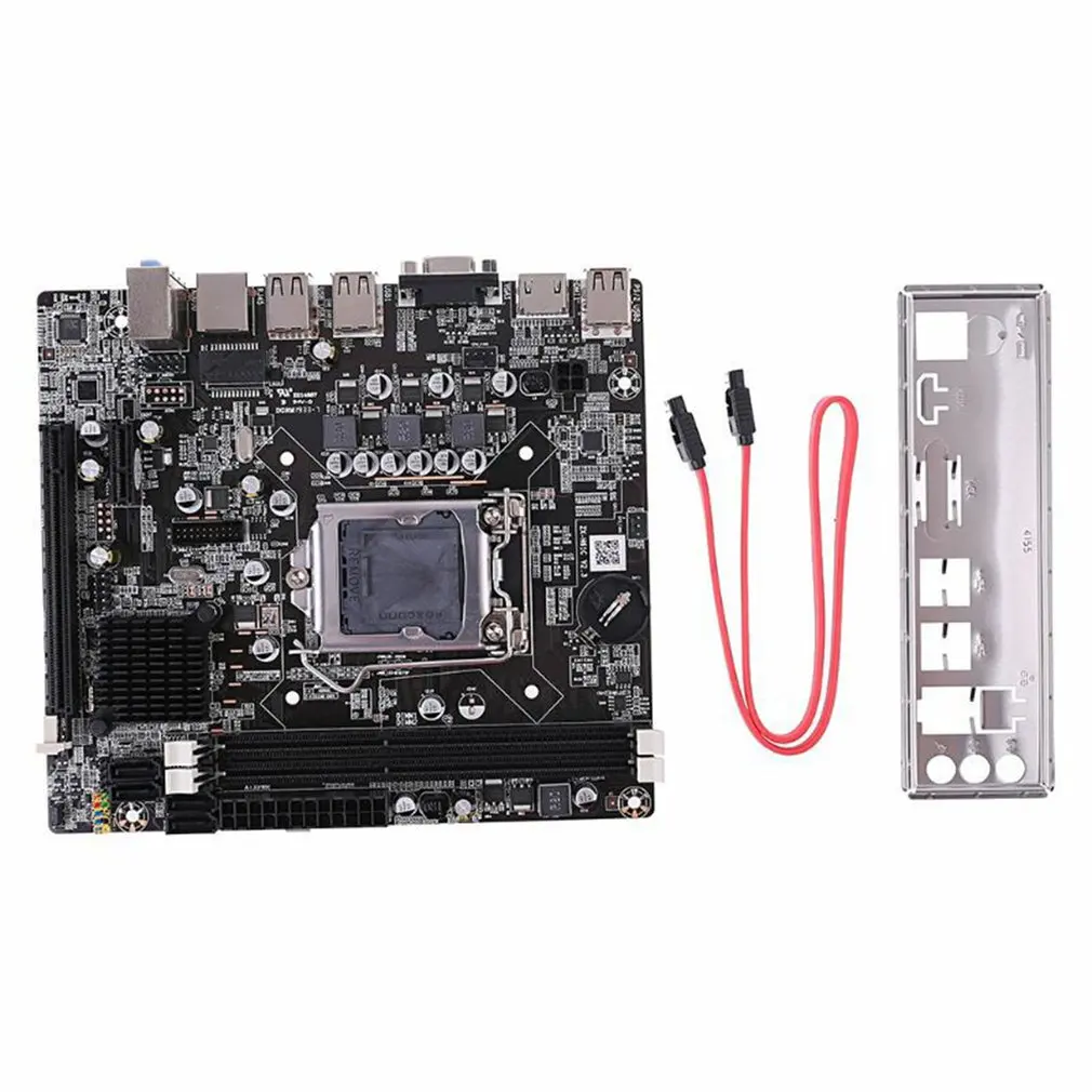 h61 motherboards 1155 pin ddr3 for dual corequad core i3 i5 and other cpus integrated graphics for computer free global shipping