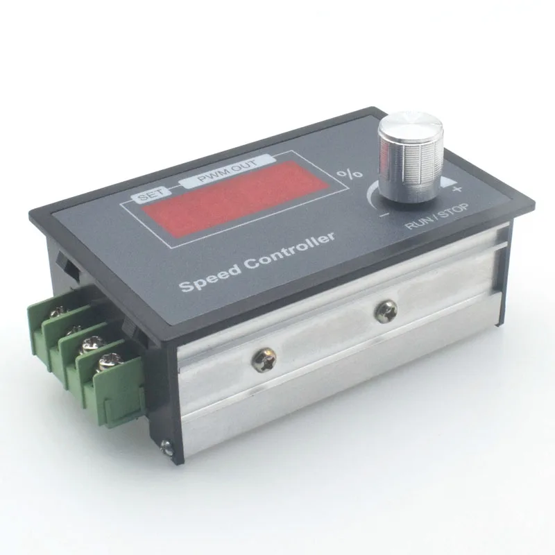 Industrial Grade Digital Display 0~100% Adjustable DC 6-60V 30A Motor Speed Controller PWM 12V 24V 48V Frequency | Обустройство дома