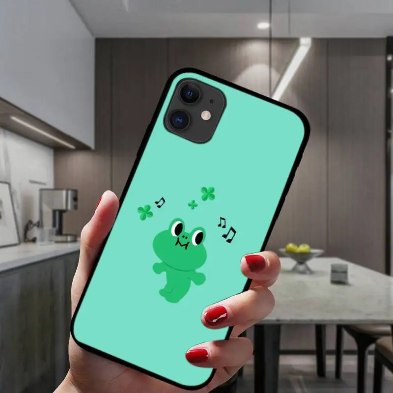 

Cute Frog Soft Cover Phone Case For IPhone 6 6s 7 8 Plus X Xs Xr Xsmax 11 12 Pro Promax 12mini