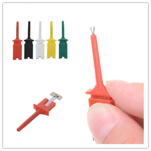 10pcs/set Test Hook SMD IC 6 Colors Clip Grabbers Probe - купить по выгодной цене |