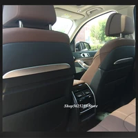 car stickers for bmw x5 x6 x7 2019 2020 2021 accessories rear seat decorative strip chair back abs protection cover