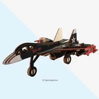 3d diy assembly racing aircraft model kit physical science experiment technology educational wooden toys for children kids adult
