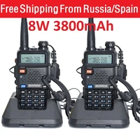 2pcs baofeng uv 5r cb radio vox 10 km walkie talkie pair two way radio communicador for baofeng ham raido uv5r