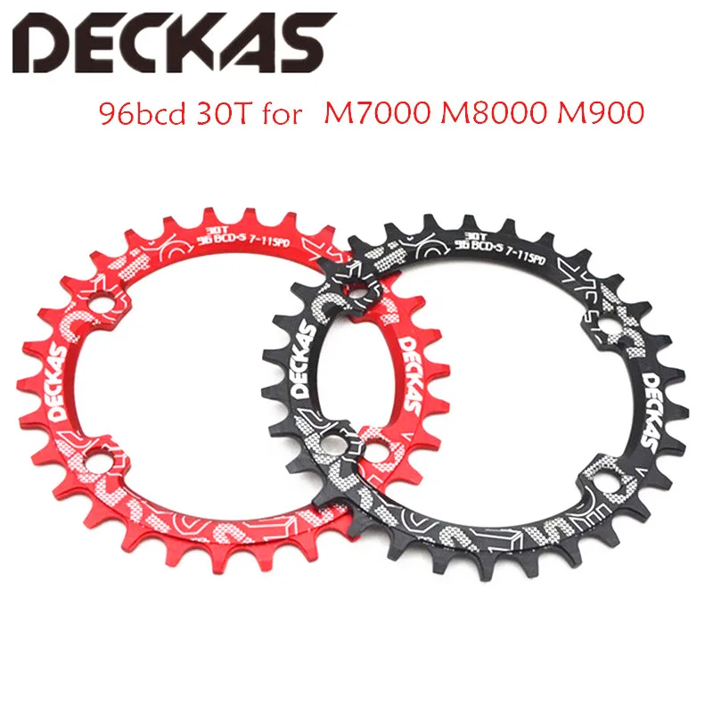 Deckas 30T MTB горный велосипед кольцо цепи велосипеда BCD 96 мм 96bcd для 7 11 скоростей M7000